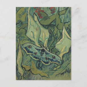 Carte Postale Green Peacock (Empereur) Moth de Vincent van Gogh