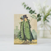 Carte Postale Green Peas Couple on Stroll (Debout devant)