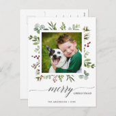 Carte postale Green Red Berries (Devant / Derrière)