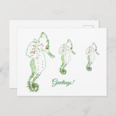Carte postale Green Sea HorseGreys (Devant / Derrière)