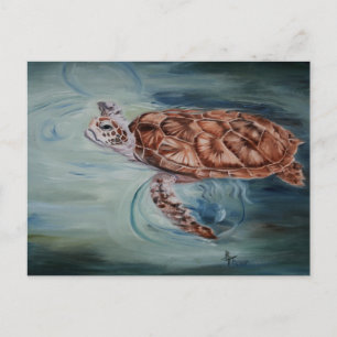 Carte postale Green Sea Turtle