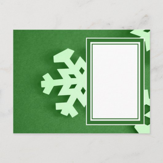 Carte postale Green Snowflop (Devant)