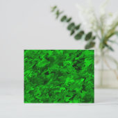 Carte postale Green Swirl (Debout devant)