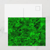 Carte postale Green Swirl (Devant / Derrière)