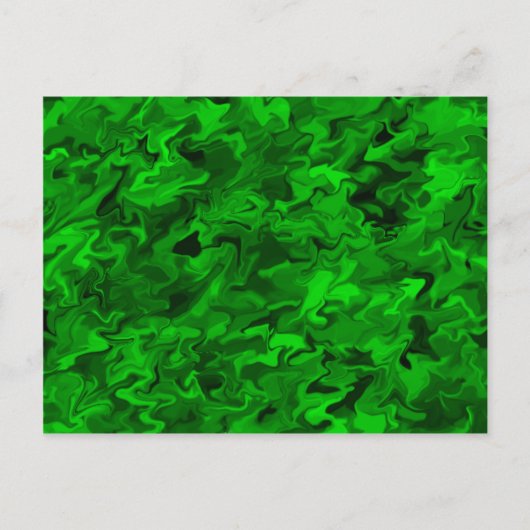 Carte postale Green Swirl (Devant)