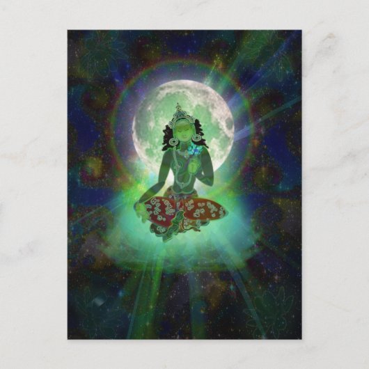 Carte postale 'Green Tara' (Devant)