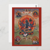 Carte Postale Green Tara Deity (Devant / Derrière)