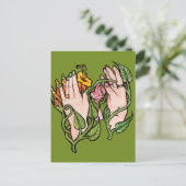 Carte Postale Green Witch Magick                               (Debout devant)