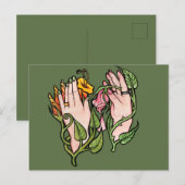 Carte Postale Green Witch Magick                               (Devant / Derrière)