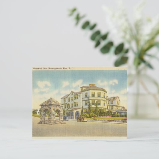 Carte Postale Greene's Inn, Narragansett Pier, Rhode Island (Debout devant)