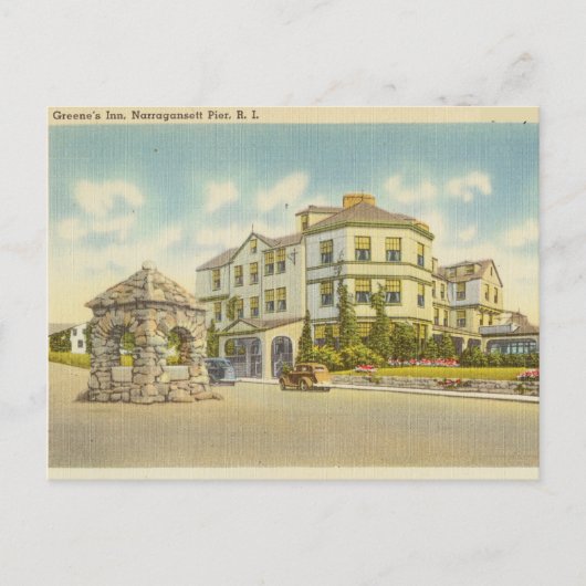 Carte Postale Greene's Inn, Narragansett Pier, Rhode Island (Devant)