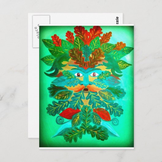 Carte Postale Greenman (Devant / Derrière)