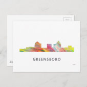CARTE POSTALE GREENSBORO, NC WB1 (Devant / Derrière)