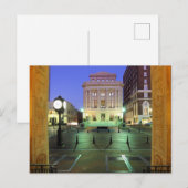 Carte Postale Greenville, Caroline du Sud, Downtown at Night (Devant / Derrière)