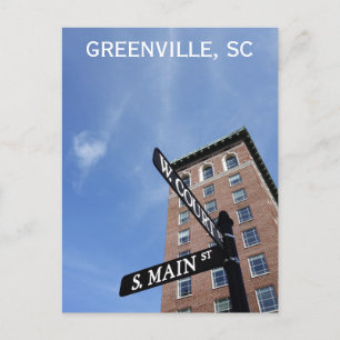 Carte Postale Greenville Caroline du Sud Photo de voyage
