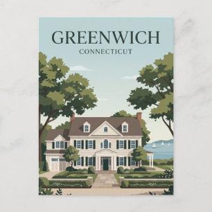 Carte Postale Greenwich, Connecticut