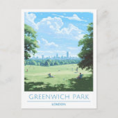 Carte Postale Greenwich Park London Angleterre Vintage voyage (Devant)