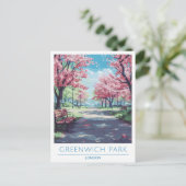 Carte Postale Greenwich Park Londres Angleterre Travel (Debout devant)