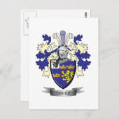 Carte Postale Greer Family Crest Coat of Arms (Devant / Derrière)