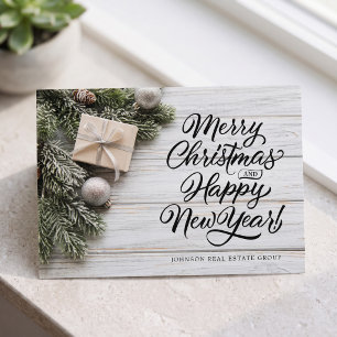 Carte Postale Greeting de Christmas Pine Tree Merry Christmas
