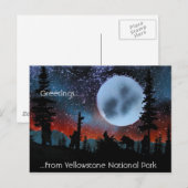 Carte Postale Greetings. (Devant / Derrière)