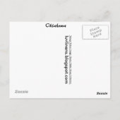 Carte Postale Greetings (Dos)