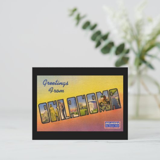 Carte Postale Greetings (Debout devant)