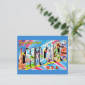 Carte Postale  Greetings from Chicago Crazy Colorful Postcard (Debout devant)