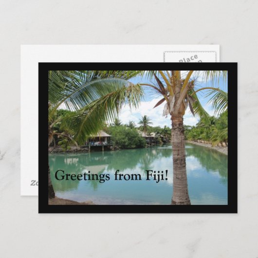Carte Postale Greetings from Fiji (Devant / Derrière)