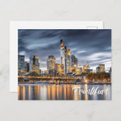 Carte Postale Greetings From Frankfurt, Germany (Devant / Derrière)