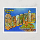 Carte Postale Greetings From Georgia (Devant)