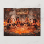 Carte Postale Greetings From HELL (Devant)