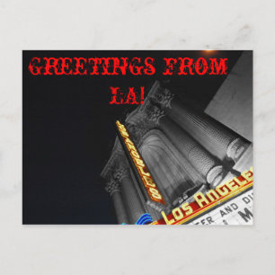 Carte Postale Greetings from L.A.!
