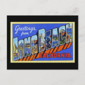 Carte Postale Greetings from Long Beach California (Devant)