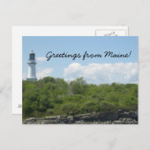 Carte Postale Greetings from Maine (Devant / Derrière)