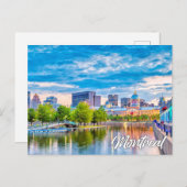 Carte Postale Greetings From Montreal, Quebec, Canada (Devant / Derrière)