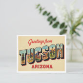 Carte Postale Greetings from Tucson AZ (Debout devant)
