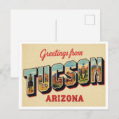 Carte Postale Greetings from Tucson AZ (Devant / Derrière)
