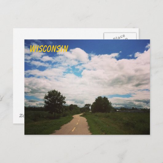 Carte Postale Greetings from Wisconsin! (Devant / Derrière)