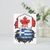 Carte Postale Grégation Grégoire canadienne Canada Tree Roots Fl (Debout devant)