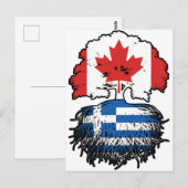 Carte Postale Grégation Grégoire canadienne Canada Tree Roots Fl (Devant / Derrière)