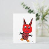 Carte Postale Gremlin rouge (Debout devant)