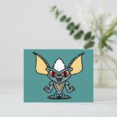 Carte Postale Gremlins | Stripe Personnage de Bande Dessinée Mig (Debout devant)