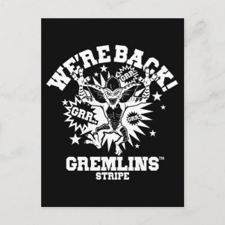 Carte Postale Gremlins | Stripe We're Back
