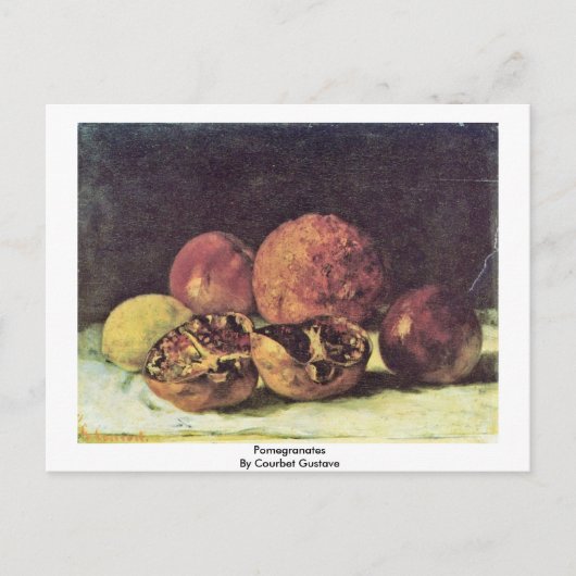 Carte Postale Grenade De Courbet Gustave (Devant)
