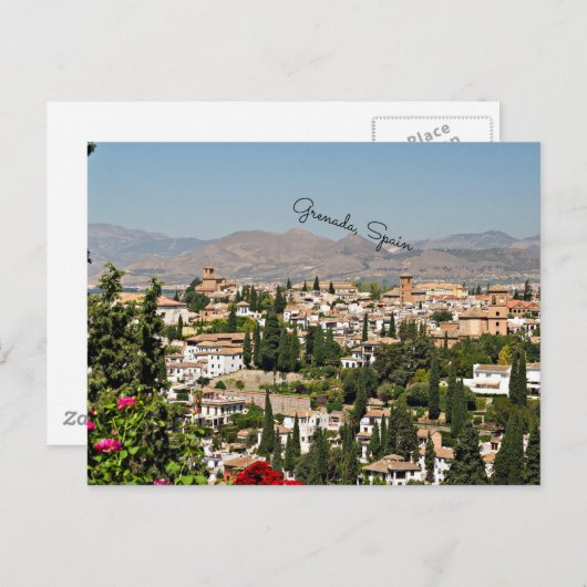 Carte Postale Grenade, Espagne (Devant / Derrière)