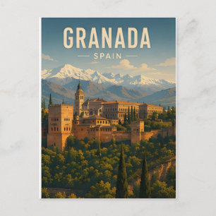 Carte Postale Grenade Espagne Alhambra Patrimoine Mauresque Voya