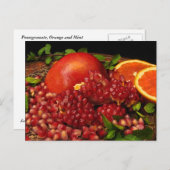 Carte Postale Grenade, orange et menthe (Devant / Derrière)