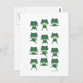 Carte Postale grenouille (Devant / Derrière)