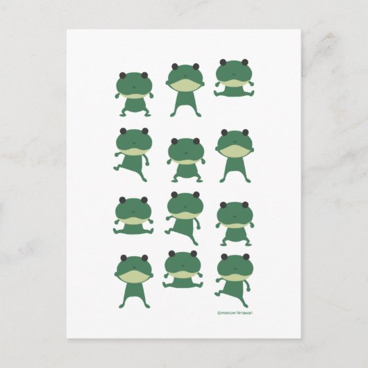 Carte Postale grenouille (Devant)